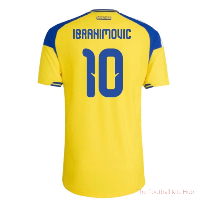 [JED] 2026/27 Sweden Authentic Home Shirt (Ibrahimovic 10)