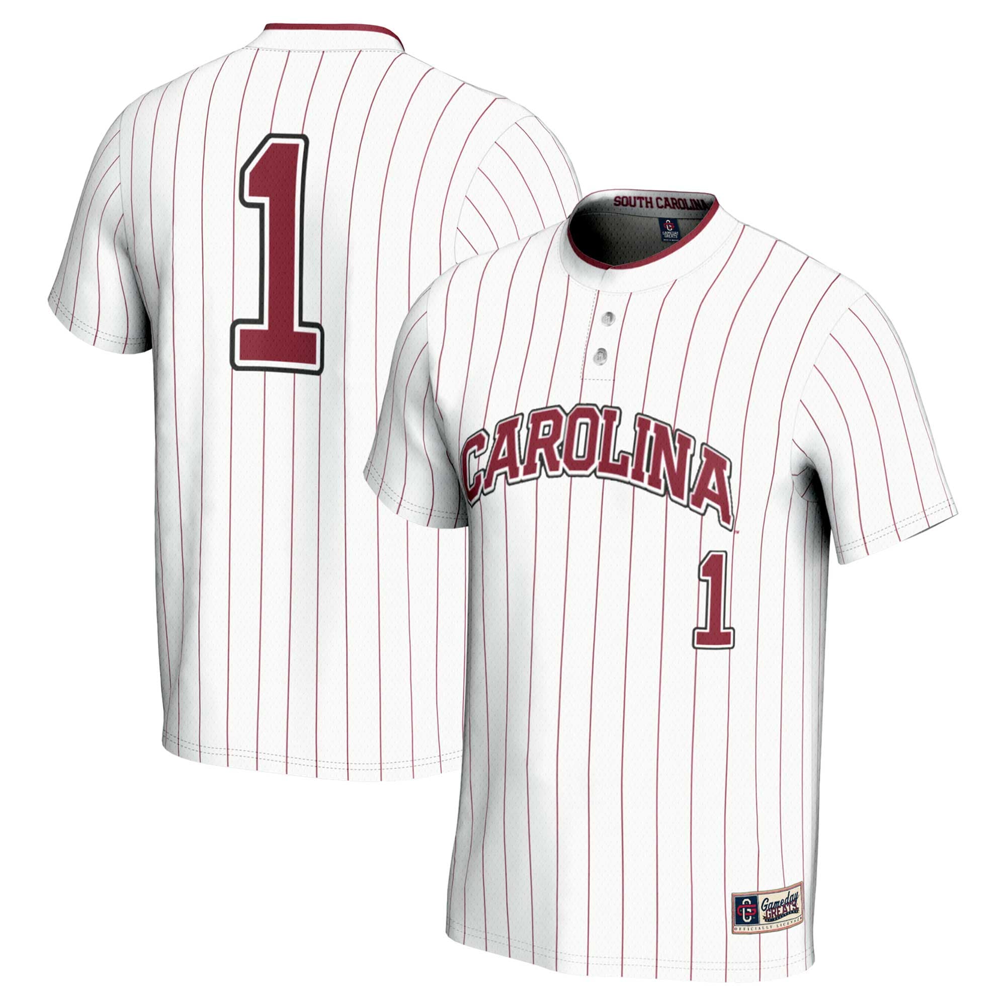[NJP] South Carolina Gamecocks GameDay Greats Youth Lightweight Softball Jersey - White