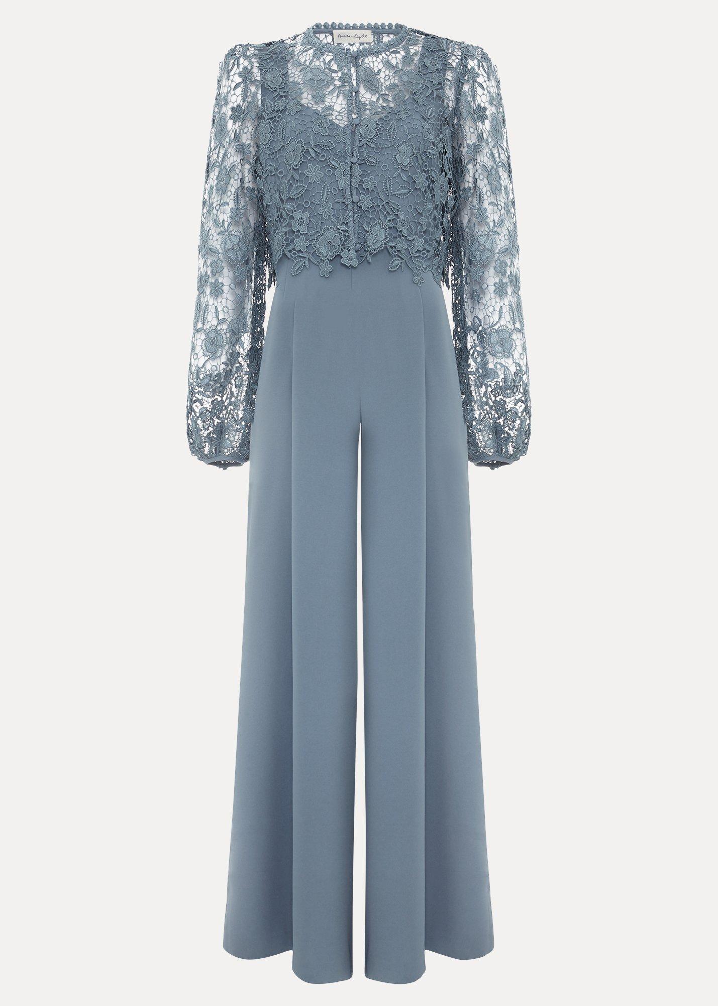 Vanessa Lace Bodice Jumpsuit