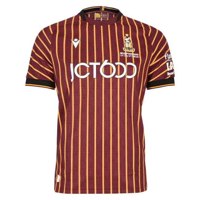 2025-2026 Bradford City Home Shirt