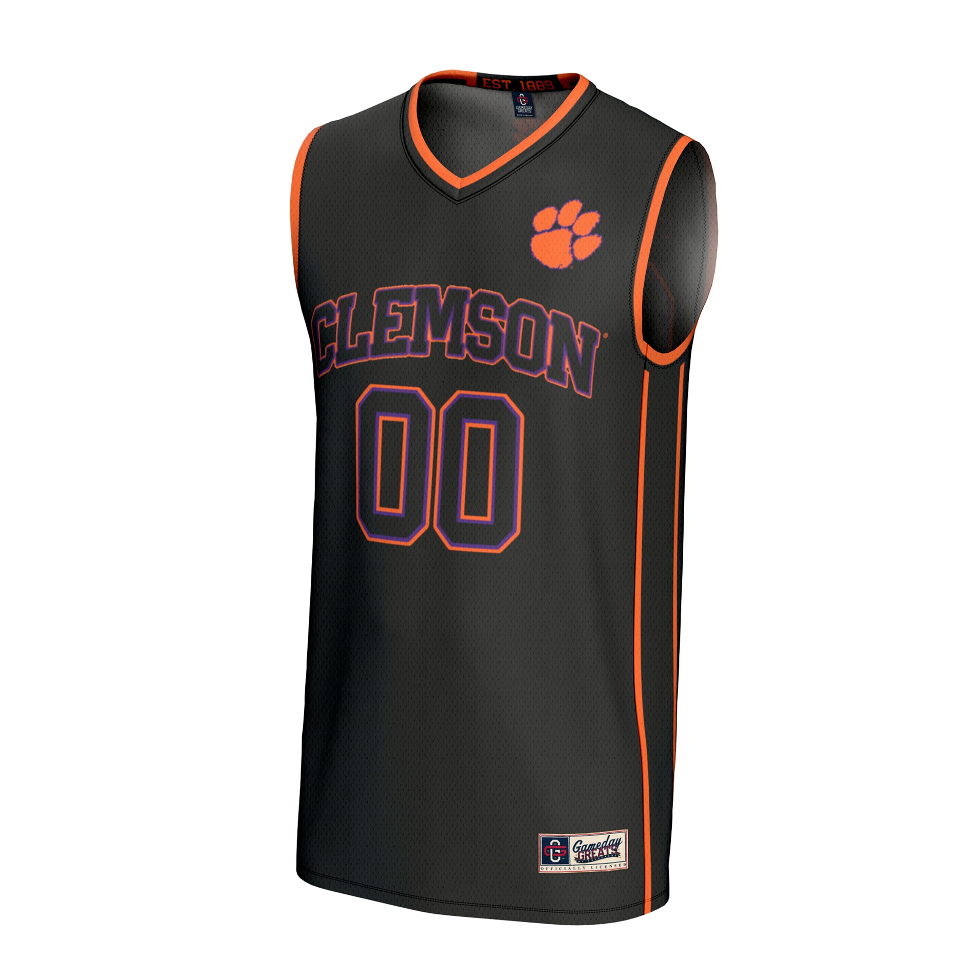 [NJP] Clemson Tigers GameDay Greats Unisex Lightweight Collegiate Women's Basketball NIL Pick-A-Player Fashion Jersey - Black