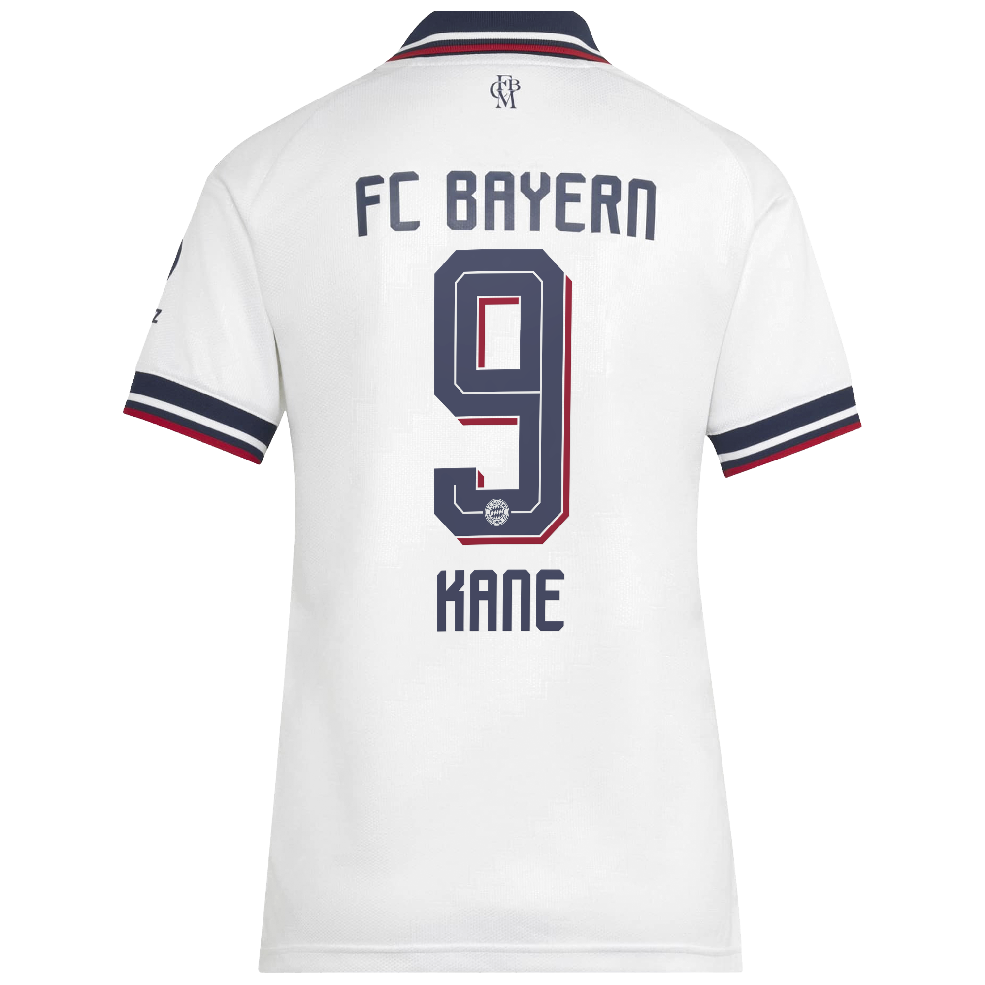 [SJH] Harry Kane #9 Bayern Munich Women's 2026/27 Away Replica Jersey - White