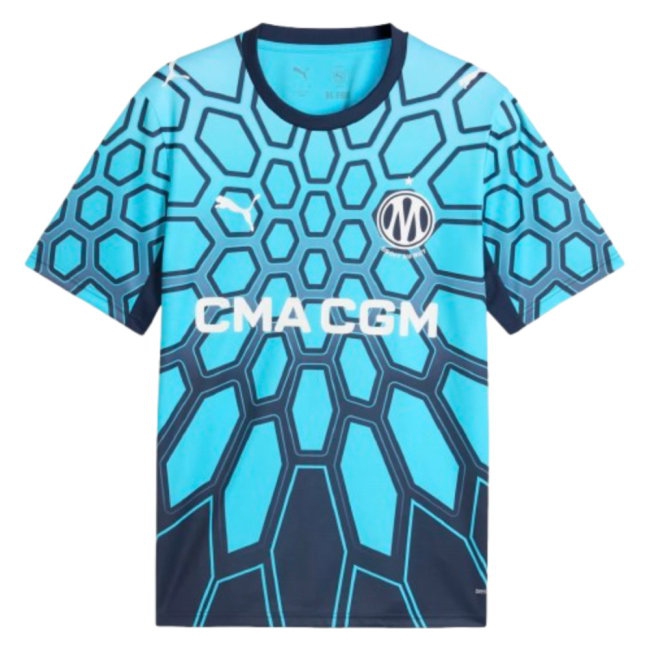 [JED] 2026-2027 Marseille Home Goalkeeper Shirt (Bright Aqua) (Van Neck 40)