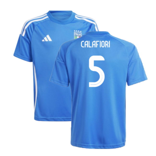 2024-2025 Italy Home Fan Jersey (Kids) (Calafiori 5) Netherlands
