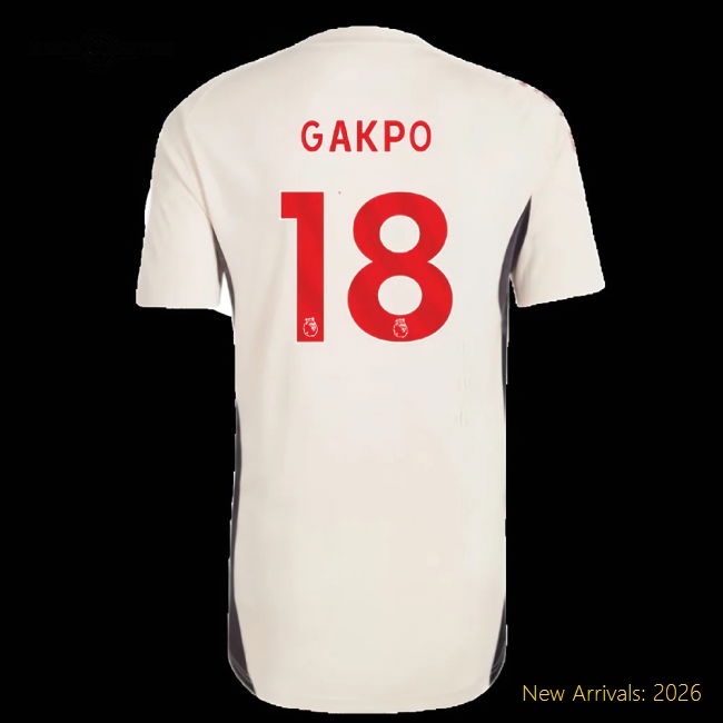 Child-friendly Liverpool Kids Jersey Gakpo 2025-2026 Dri-fit