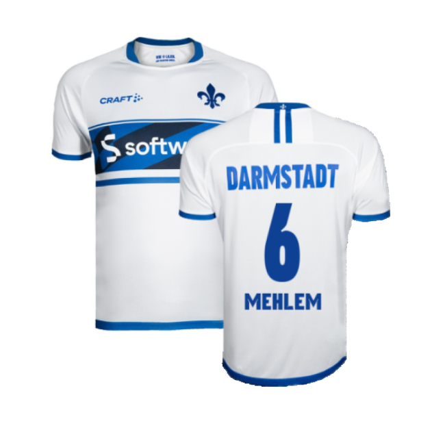 Club Teams,Darmstadt Away Shirt (Mehlem (Xs) 2022-23 6)