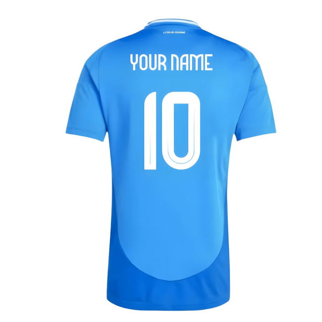 2024-2025 Italy Home Shirt (Your Name) Performance Oranje