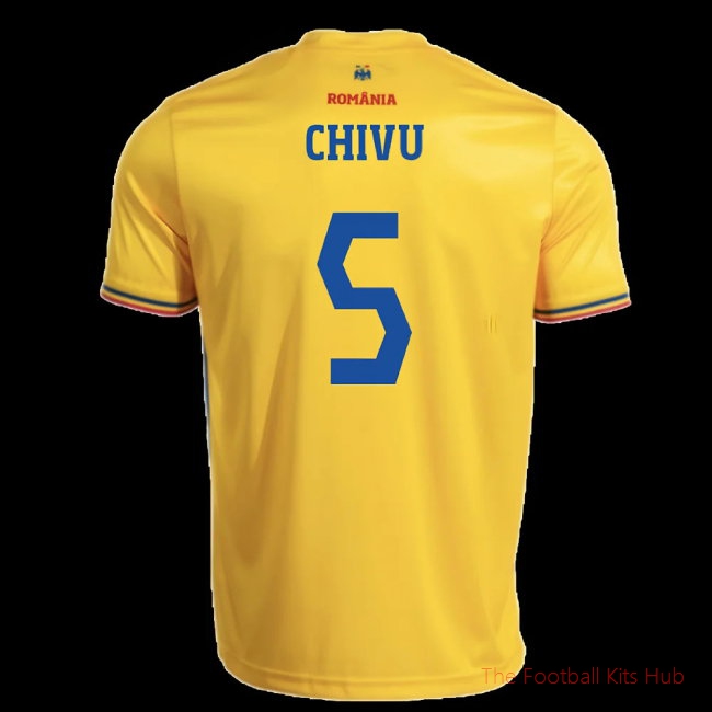 [SJH] 2025/26 Romania Home Replica Shirt (Chivu 5)