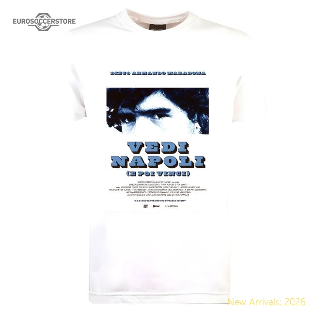 Pennarello: Napoli Vedi E Poi Vinci 1986 - White For Serie A Fans