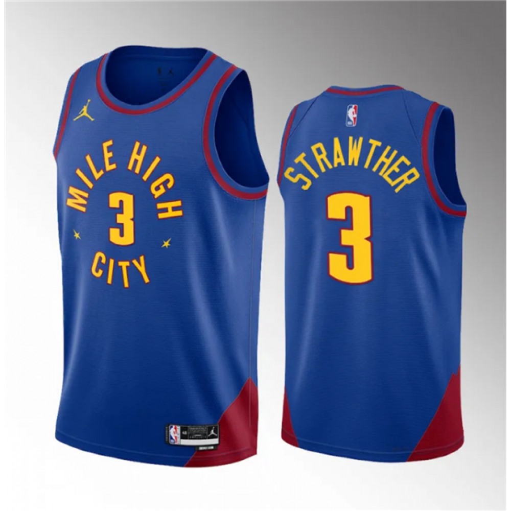 Limited Edition Denver Nuggets 3 Jersey - Blue - Game Day Essential
