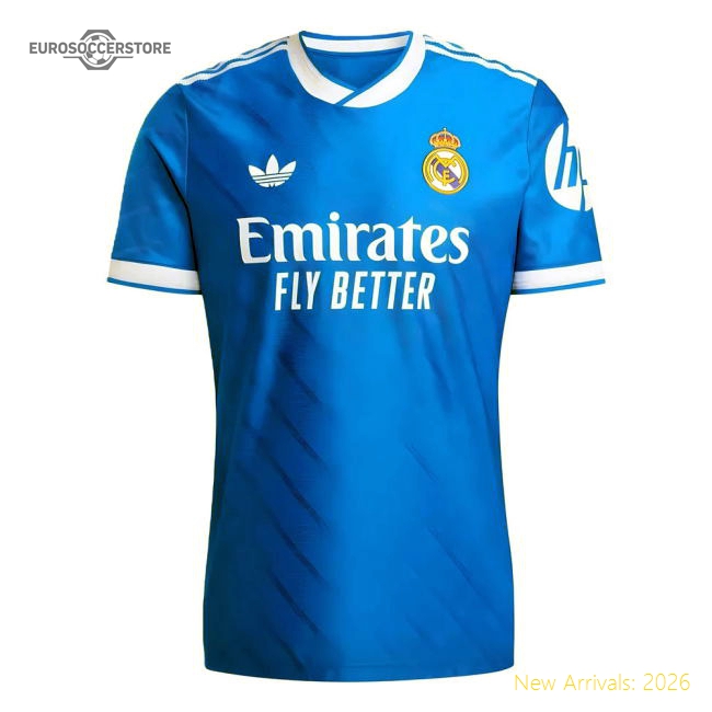 Official Premium 2025-2026 Real Madrid Authentic Third Shirt