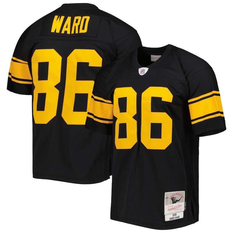 None Hines Ward Pittsburgh Steelers Sleek Authentic Jersey Football Ap