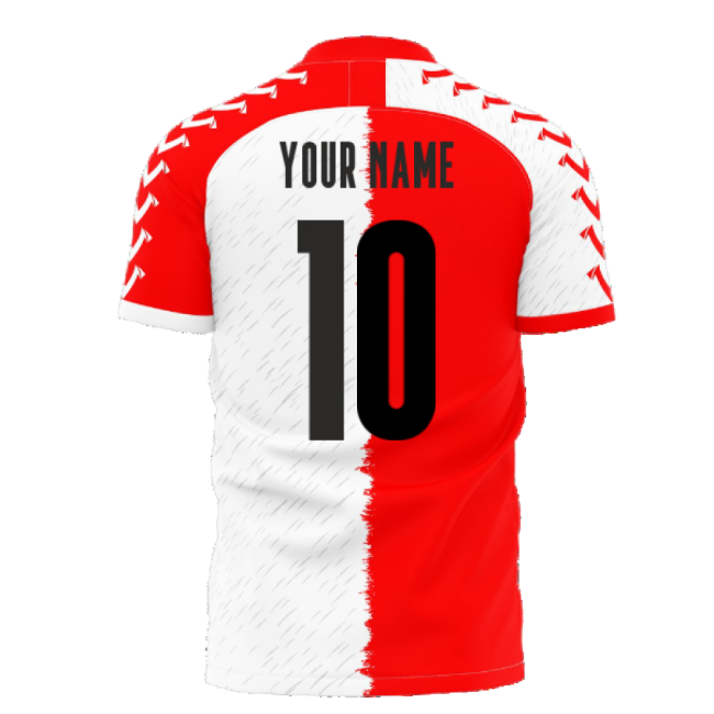 Red And White Army Feyenoord #2025 Authentic Design True Modern Sty...