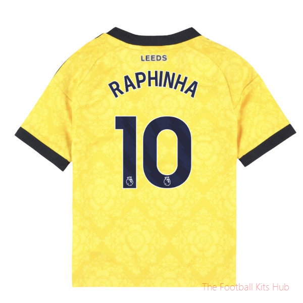 2026-2027 Leeds United Away Kit Raphinha #10 Team Shirt