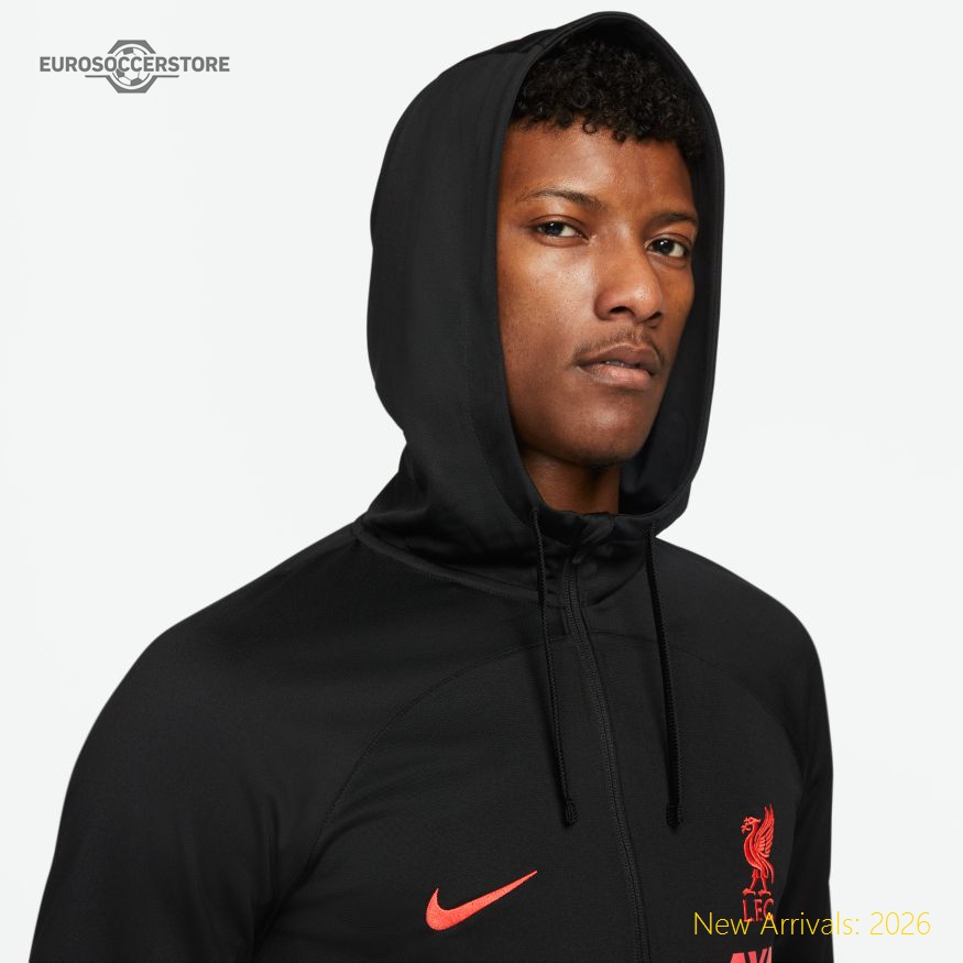 Men Liv Liverpool Dry Strike Hooded Jacket Unknown Durable Jersey 2023