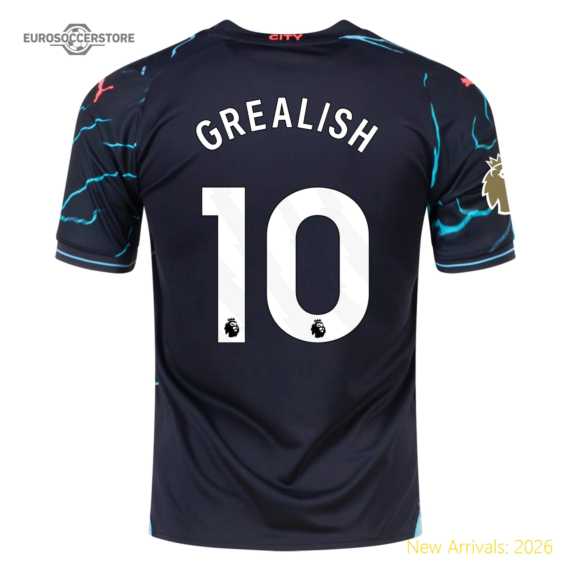 Officially Licensed Men Mci Team Premium Third Jersey 2023