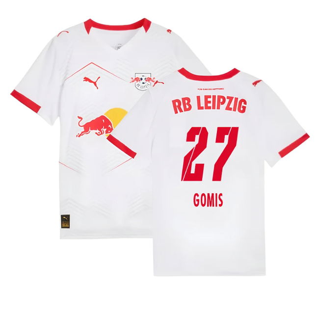 2025-2026 Red Bull Leipzig Home Shirt (Kids) (Gomis 27)