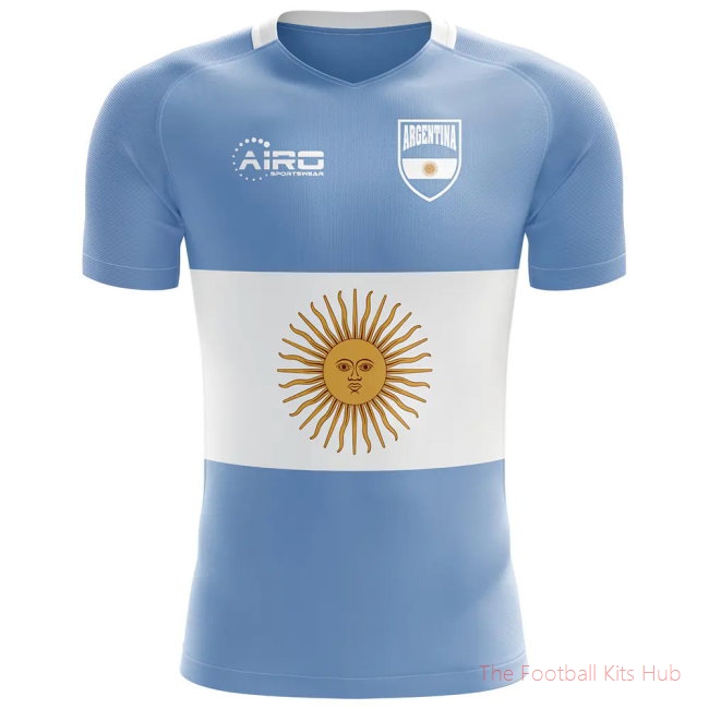 2025-2026 Argentina Flag Concept Football Shirt - Womens