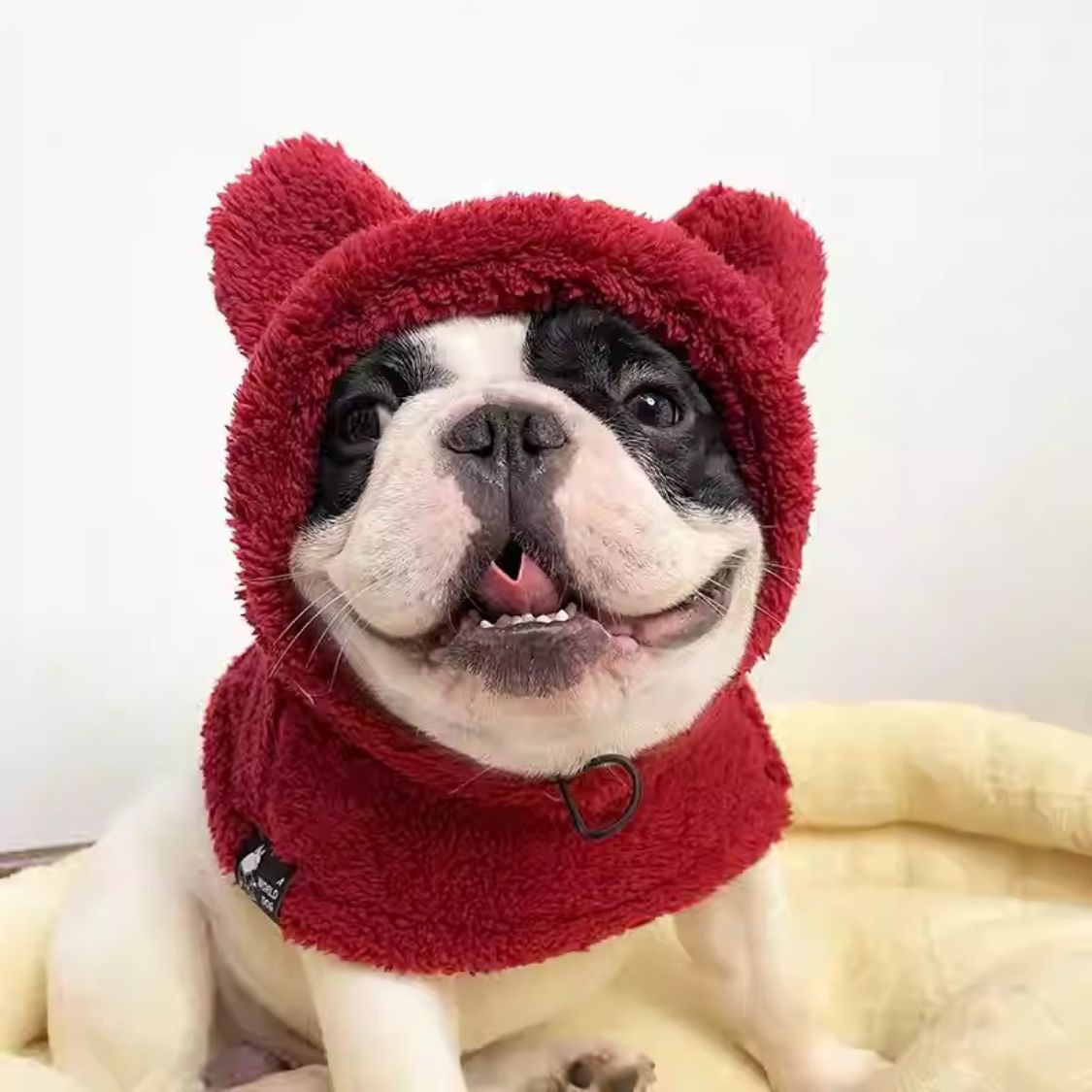 High-Quality Warmie Frenchie Winter Plush Hat - Cozy & Stylish For Fr...