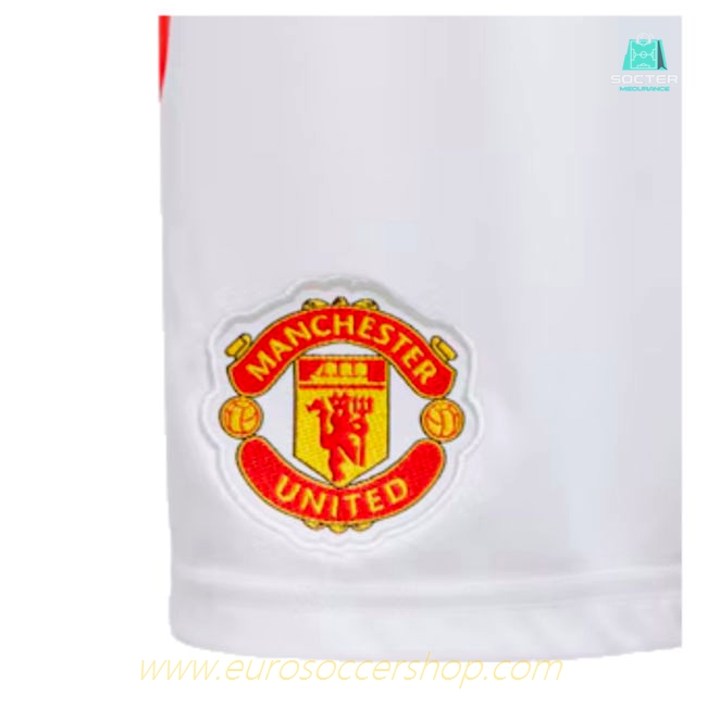 2024-2025 Man Utd Home Shorts (White) - Kids