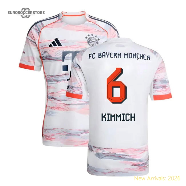 Popular Performance 2025-2026 Bayern Munich Away Shirt (Kimmich 6)