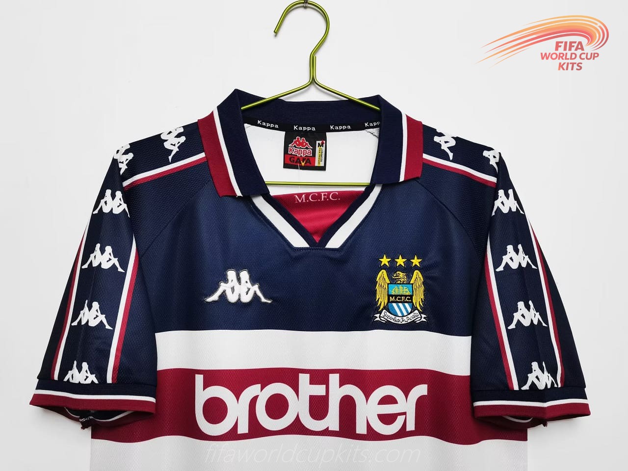 Manchester City season 97-98 Travel Soccer Jersey