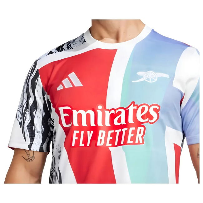2024-2025 Arsenal Pre-Match Shirt for (Unisex