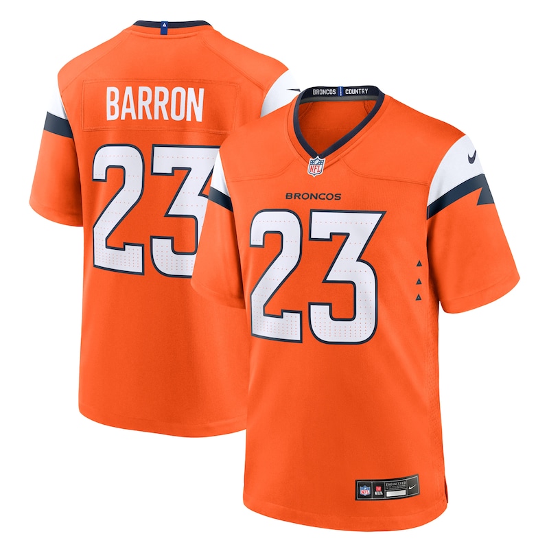 None Jahdae Barron Denver Broncos Historic Franchise Authentic Jersey