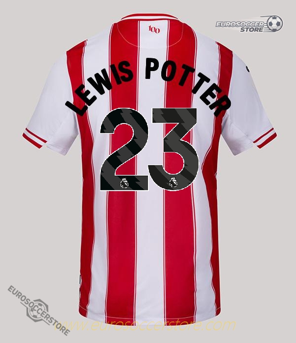 LEWIS POTTER's 23 Brentford Home Jersey for the 25-26 season.