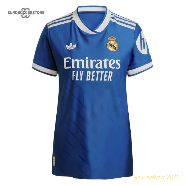 Best-Selling 2025-2026 Real Madrid Authentic Third Shirt (Womens)