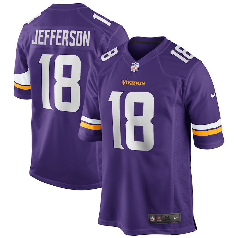 None Justin Jefferson MIN Vikings Timeless Pro-Level Jersey Football A