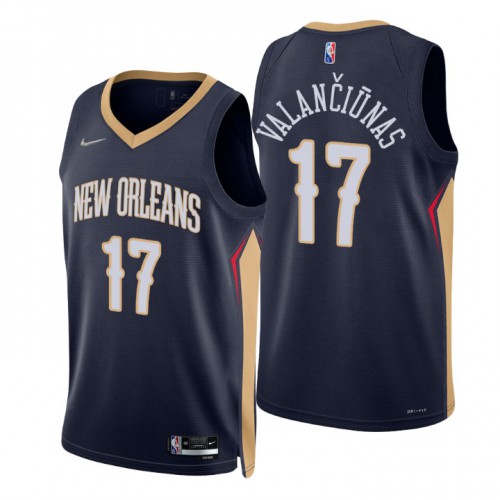 Nike Orleans Pelicans #17 Pelicans Jersey - Mesh Fabric Basketball Jersey