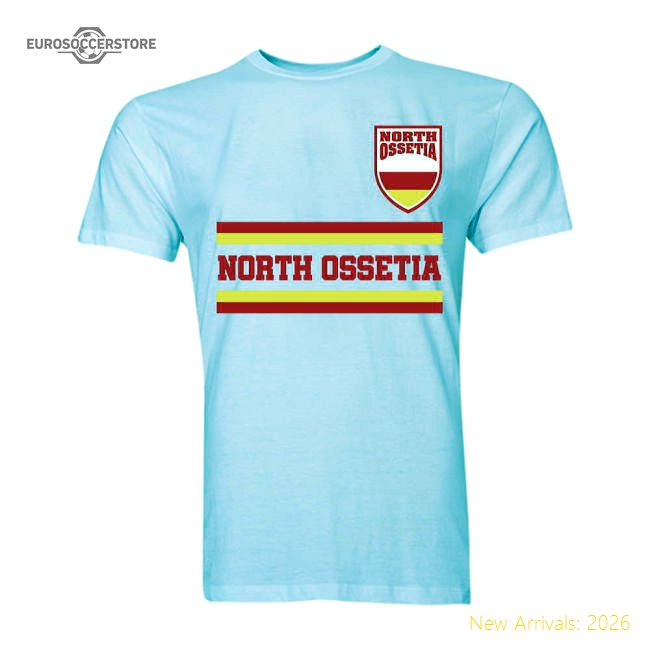 North Ossetia Core Football Country T-Shirt (White)
