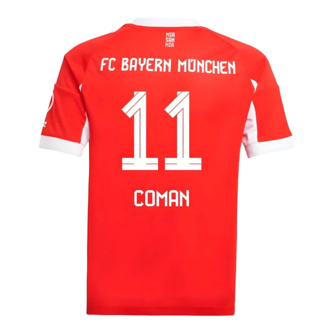 2025-2026 Home Shirt by Bayern Munich (Junior