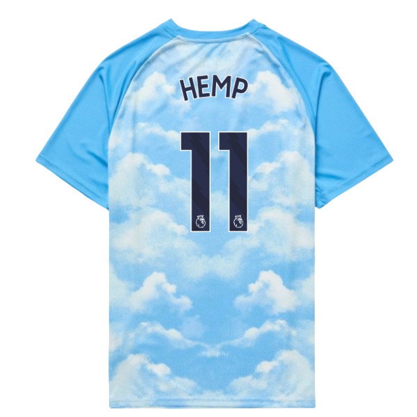 [LLS] 2026-2027 Man City Warm Up Jersey (Icy Blue) - Kids (Hemp 11)