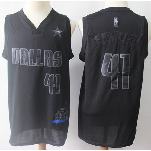 Mavericks Black Dallas Mavericks #41 Nike Jersey - Budget-Friendly