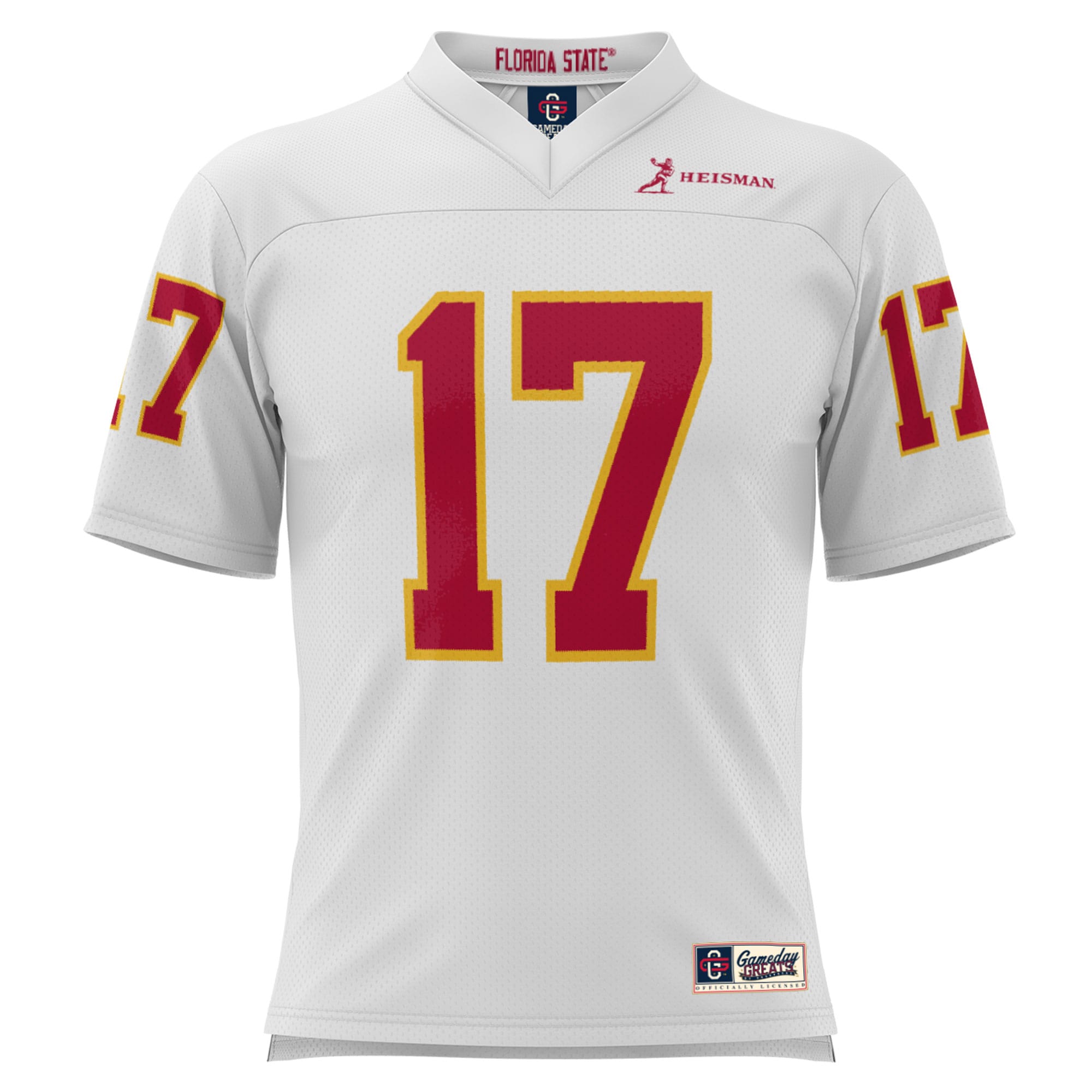 [DDG] Charlie Ward Florida State Seminoles GameDay Greats Youth Heisman Football Jersey - White