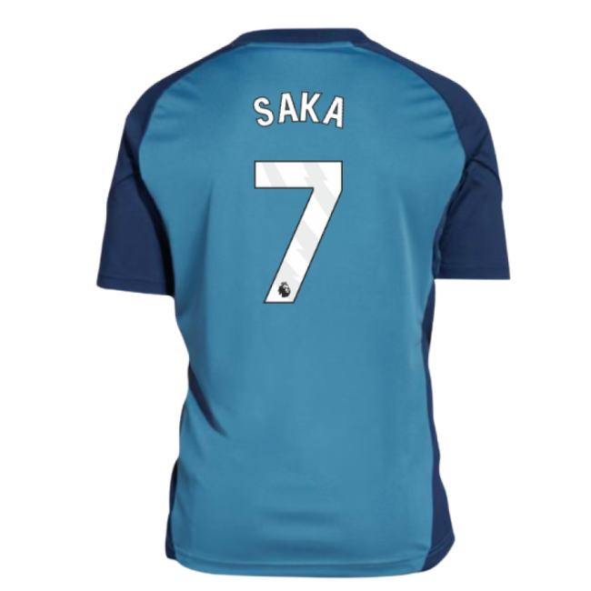 2025-2026 Arsenal Training Shirt (Blanch Blue) - Kids (Saka 7) - hi...