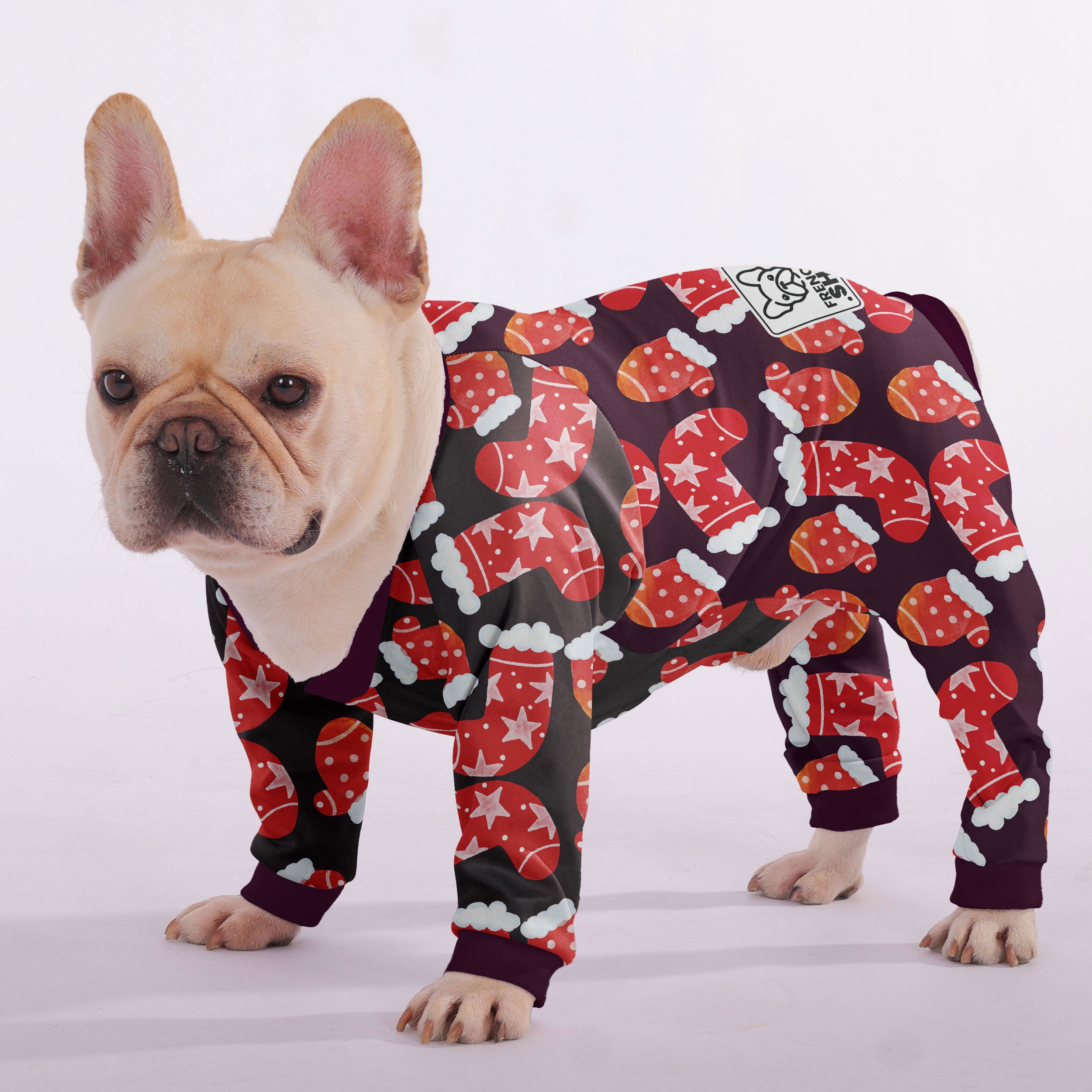Culture-Inspired Frenchie-Fan Chloe - Frenchie Pajamas for Home Use