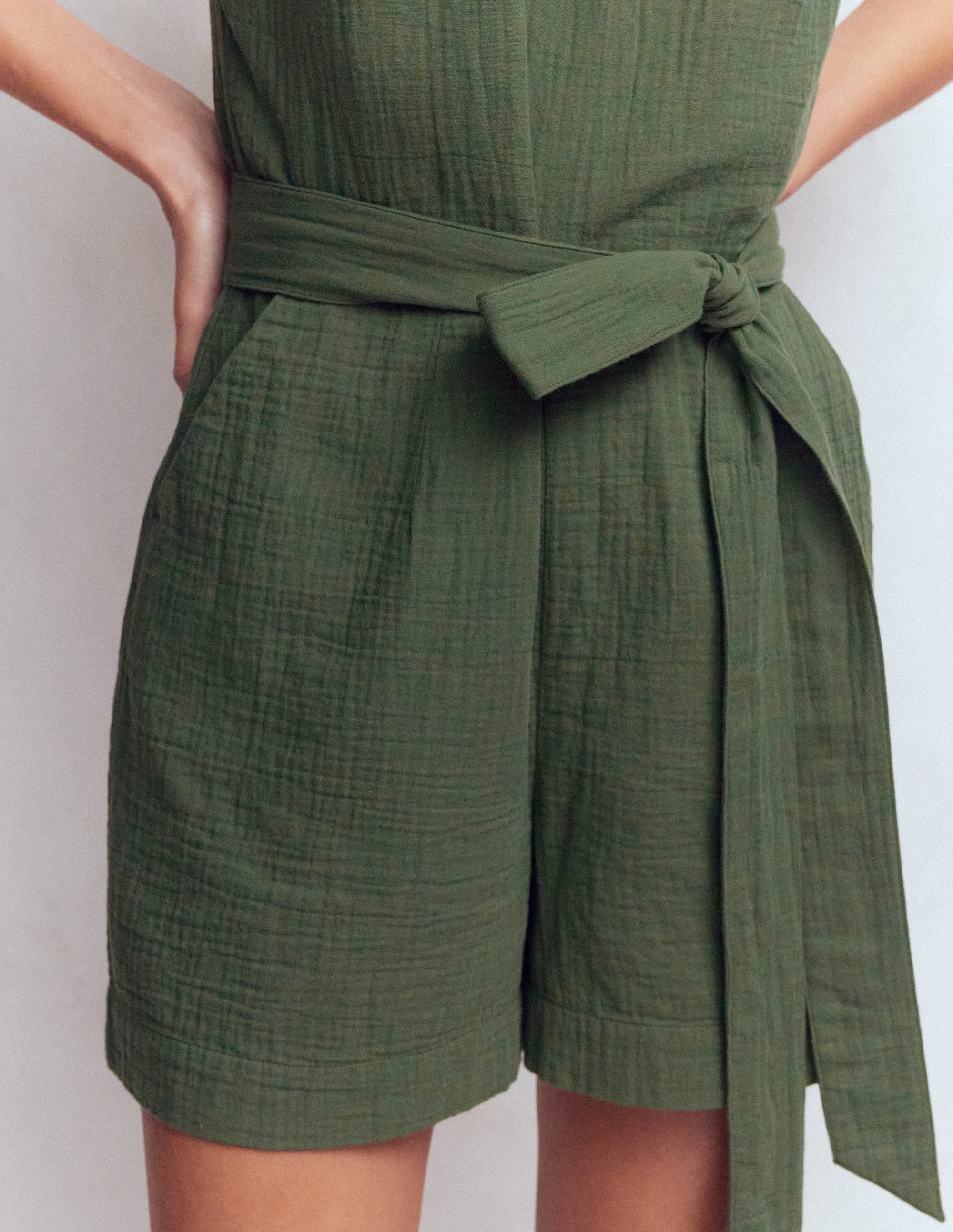 Rosa Double Cloth Playsuit