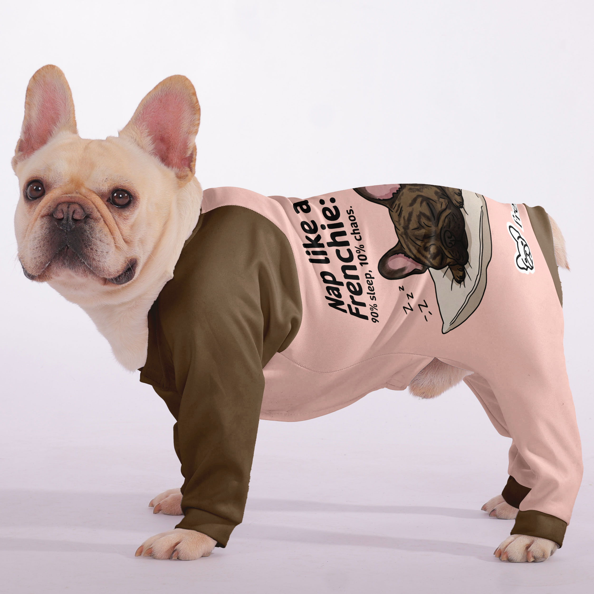 Street-Ready Nap Like A Frenchie: 90% Sleep, 10% Chaos - Frenchie Paj...