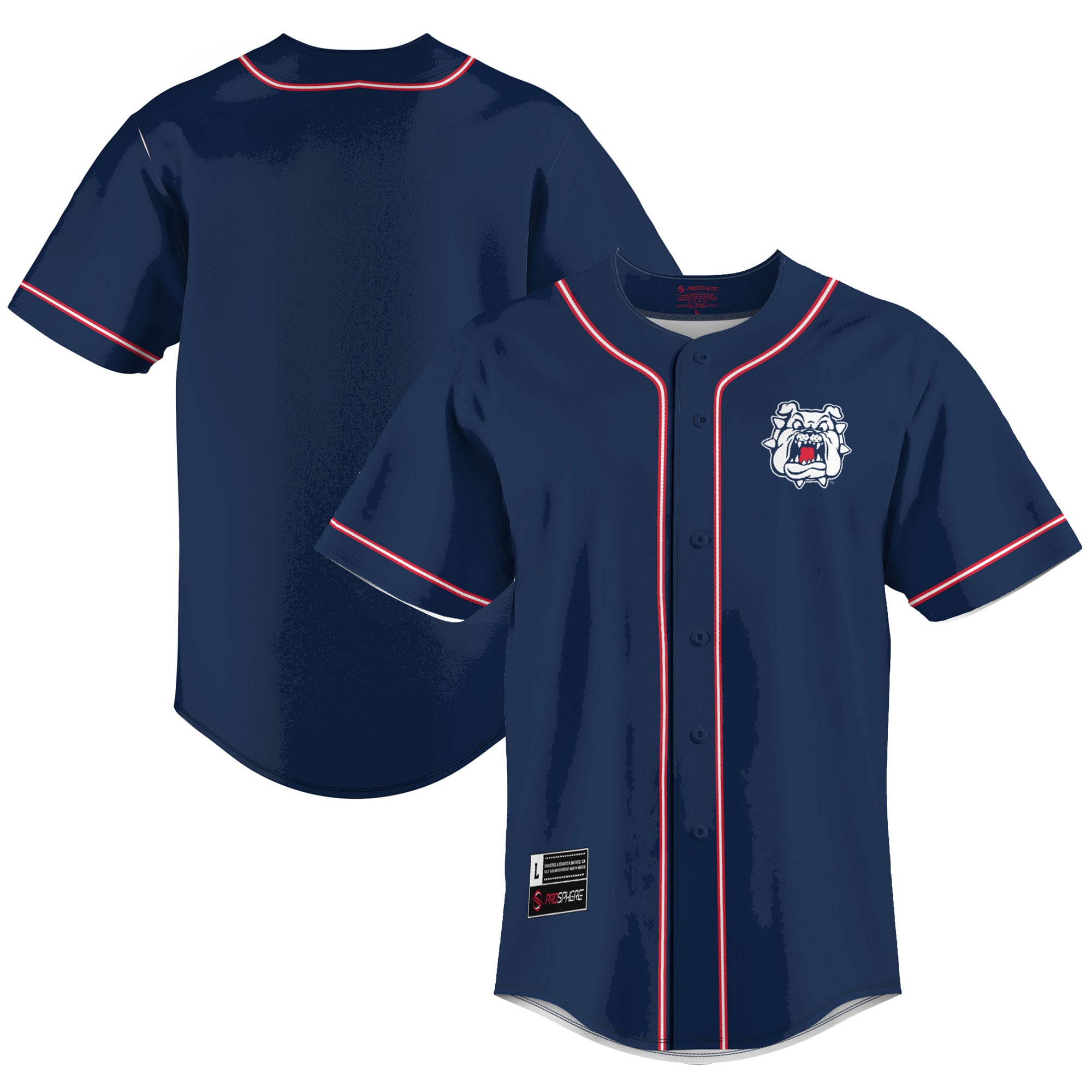 Fresno State Bulldogs GameDay Greats Lightweight Baseball Jersey - Blue