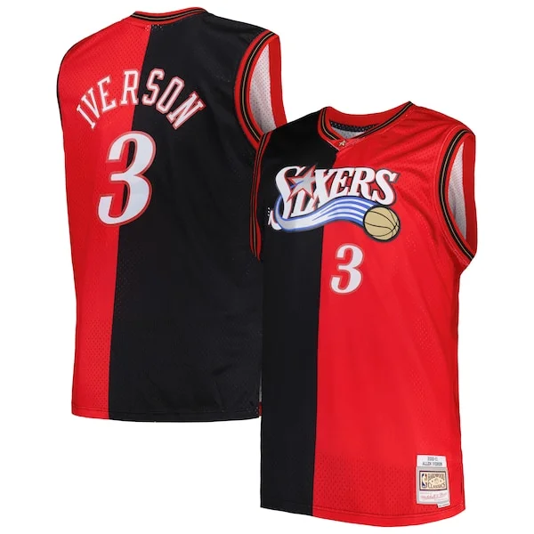 Allen Iverson PHI Swingman Jersey - genuine NBA - Red game-day