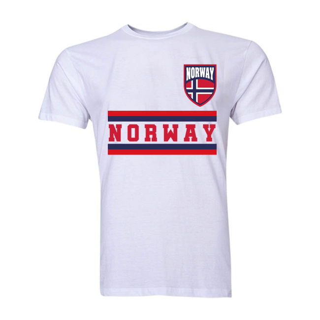 Norway Core Football Country T-Shirt (White) Oranje Netherlands
