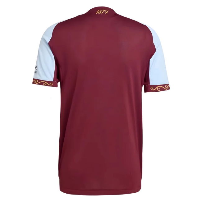 2025-2026 Aston Villa Home - Durable Fabric - Elite Performance