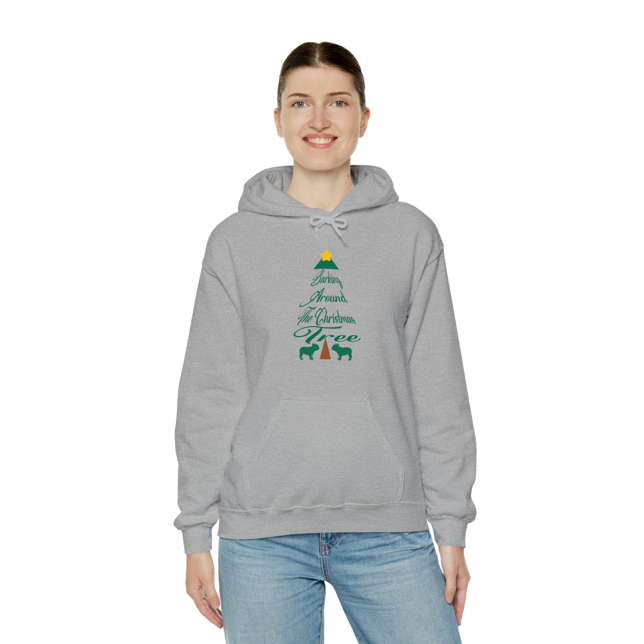 French Bulldog Christmas Tree Unisex Hoodie Cute Frenchie Essential