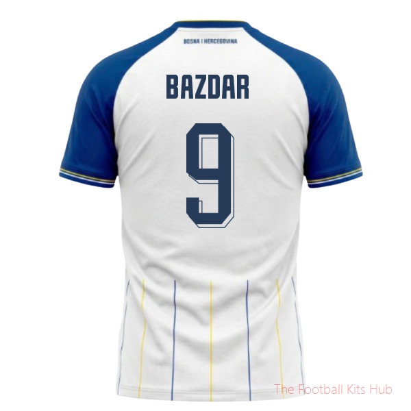 Fan Edition Bosnia And Herzegovina 2026-2027 Away Shirt (Bazdar 9)