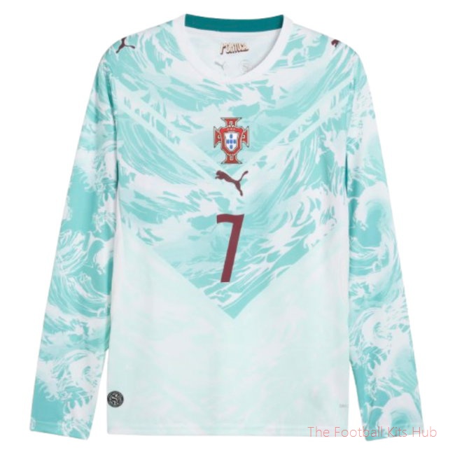 2026-2027 Portugal Long Sleeves RONALDO Away Shirt