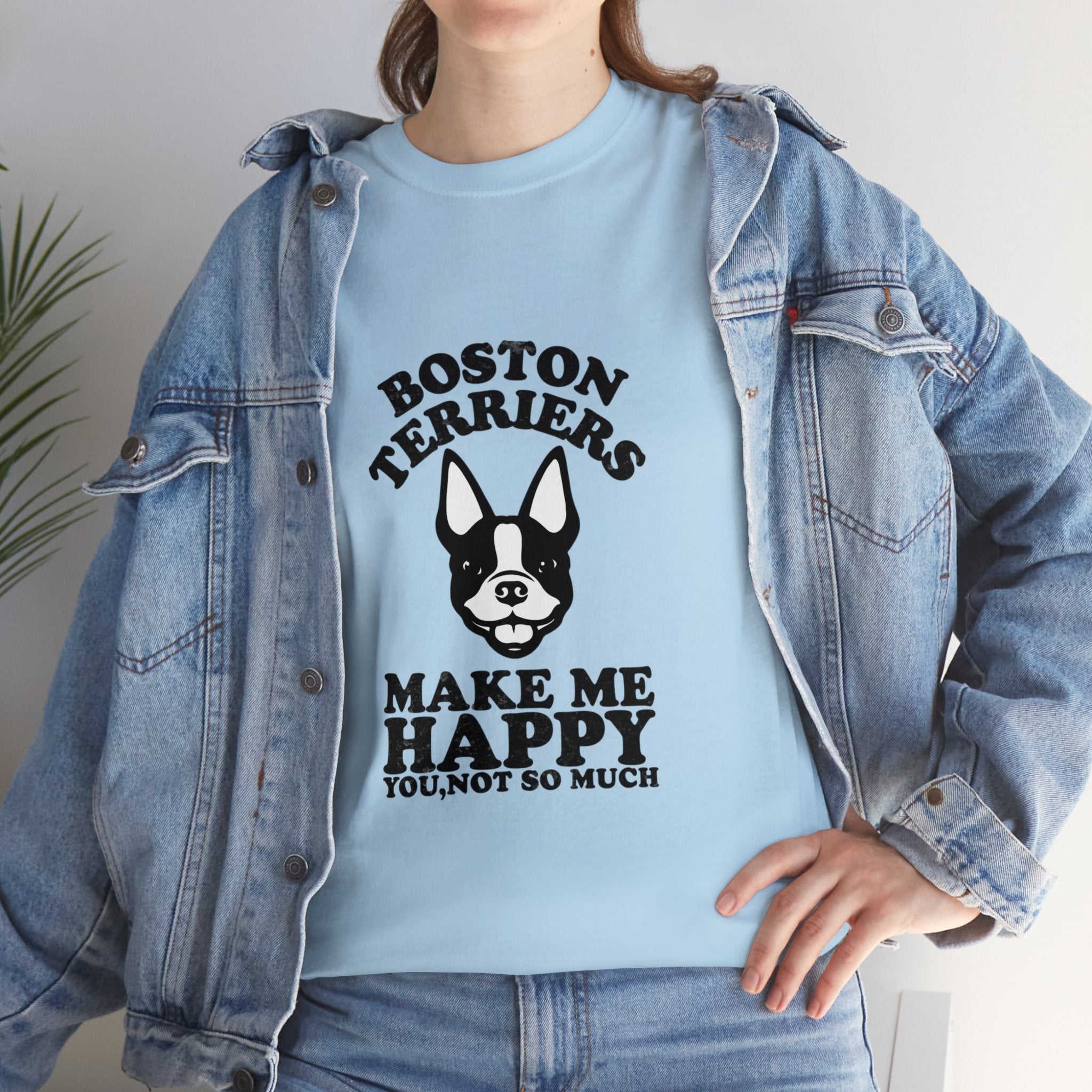Tyson - Comfy Unisex Tshirts For Boston Terrier Lovers Casual Wear