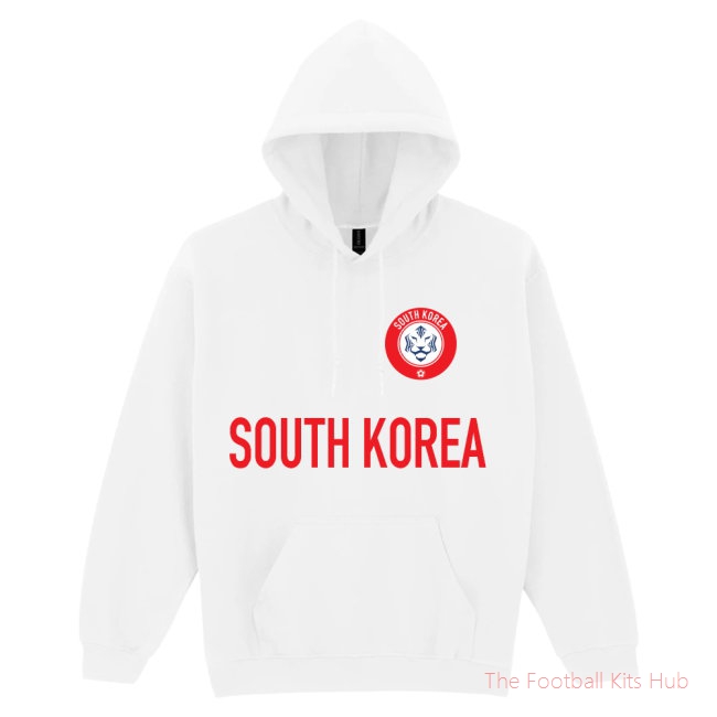 South Korea National Team Text Hoodie (White)